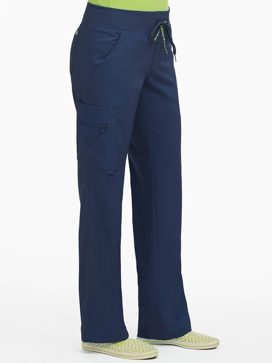 Med Couture 8747 YOGA 1 CARGO POCKET PANT-NAVY Med Couture